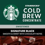Starbucks Signature Sweetened Cold Brew Coffee 32 oz