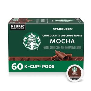 Starbucks Mocha K-Cup Pods for Hot or Iced Coffee