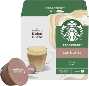 Starbucks Caffe Latte Coffee Pods by NESCAFÉ
