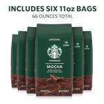 Starbucks Mocha Ground Coffee, 11 oz Bags, 6 Pack