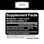 Kaya Naturals Green Coffee Bean Extract Supplement