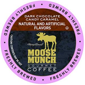 Moose Munch Dark Chocolate Coffee Pods, 36 Count