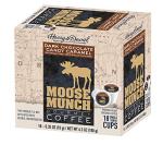 Moose Munch Dark Chocolate Coffee Pods, 36 Count