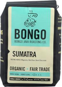 Bongo Java Sumatra Coffee, 12 Ounce Bag