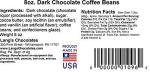 Dark Chocolate Covered Coffee Beans - 8oz Bag