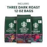 Starbucks Dark Roast Coffee Beans Variety Pack