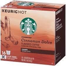 Starbucks Cinnamon Dolce Coffee K-Cup Pods 16 ct