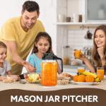 Mihlapi 32 OZ Glass Pitcher for Cold Brew