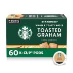 Starbucks Toasted Graham K-Cup Coffee Pods, 60 Count