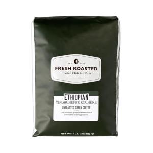Ethiopian Yirgacheffe Green Coffee Beans, 5 Lbs