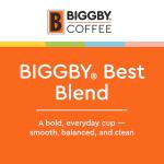BIGGBY® Whole Bean Coffee, Medium Roast, 12oz