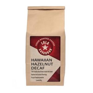 Lola Savannah Hawaiian Hazelnut Decaf Coffee 2lb