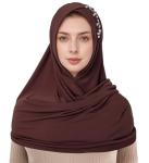 YI HENG MEI Coffee Instant Jersey Hijab Scarf