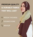YI HENG MEI Coffee Instant Jersey Hijab Scarf