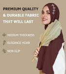 YI HENG MEI Coffee Instant Jersey Hijab Scarf