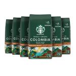 Starbucks Medium Roast Colombia Ground Coffee, 6 Bags