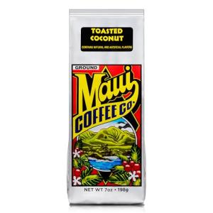 Maui Coffee Co Toasted Coconut Ground Coffee 7 oz