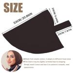 Instant Coffee Jersey Hijab Scarf with Buttons