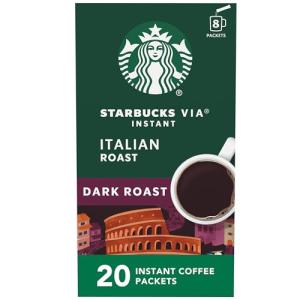 Starbucks VIA Instant Dark Roast Coffee Pack