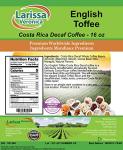 Decaf English Toffee Costa Rica Coffee Beans - 3 Pack