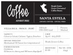 Peru Green Unroasted Coffee Beans - Finca Santa Estela