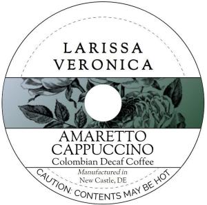 Amaretto Decaf Cappuccino Single Serve Pods