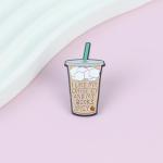 I Like My Coffee Icy Enamel Pin Brooch