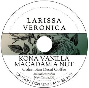 Kona Vanilla Macadamia Nut Decaf Coffee Pods