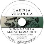 Kona Vanilla Macadamia Nut Decaf Coffee Pods