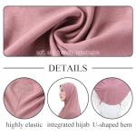 Soft Stretchy Dark Coffee Hijab for Women