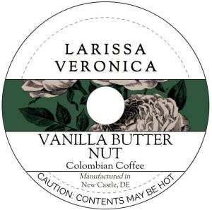 Vanilla Butter Nut Colombian Coffee K-Cup Pods