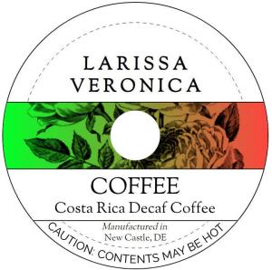 Costa Rica Decaf Coffee K-Cup Pods - 12 Pack