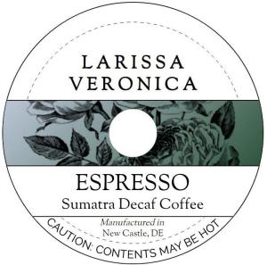 Sumatra Decaf Espresso K-Cup Pods – 12 Count