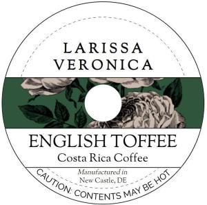 English Toffee Costa Rica Coffee K-Cup Pods 3 Pack