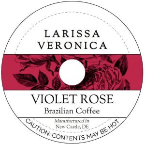 Violet Rose Brazilian Coffee K-Cup Pods - 12 Count