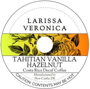 Tahitian Vanilla Hazelnut Decaf Coffee Pods