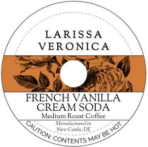 French Vanilla Cream Soda Medium Roast Coffee Pods