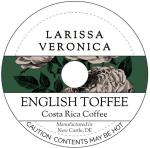English Toffee Costa Rica Coffee K-Cup Pods