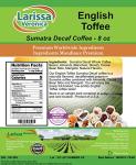 English Toffee Decaf Coffee Beans - 8 oz