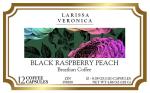 Black Raspberry Peach Brazilian Coffee K-Cup Pods