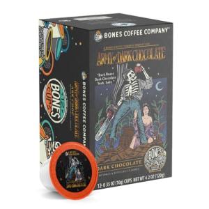 Bones Coffee Dark Chocolate Flavored Coffee Pods