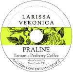 Praline Tanzania Peaberry Coffee (Single Serve K-Cup Pods) (Gourmet, Naturally Flavored, Whole Coffee Beans) (12 pods, ZIN: 574241)