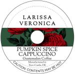 Pumpkin Spice Cappuccino Guatemalan Coffee (Single Serve K-Cup Pods) (Gourmet, Naturally Flavored, Whole Coffee Beans) (12 pods, ZIN: 578154) - 3 Pack