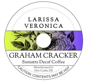 Graham Cracker Sumatra Decaf Coffee (Single Serve K-Cup Pods) (Gourmet, Naturally Flavored, Whole Coffee Beans) (12 pods, ZIN: 572894) - 2 Pack