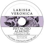 Pistachio Almond Colombian Coffee (Single Serve K-Cup Pods) (Gourmet, Naturally Flavored, Whole Coffee Beans) (12 pods, ZIN: 577259)