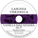 Vanilla Macadamia Nut Brazilian Coffee (Single Serve K-Cup Pods) (Gourmet, Naturally Flavored, Whole Coffee Beans) (12 pods, ZIN: 575330)