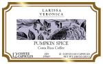 Pumpkin Spice Costa Rica Coffee (Single Serve K-Cup Pods) (Gourmet, Naturally Flavored, Whole Coffee Beans) (12 pods, ZIN: 577007) - 3 Pack
