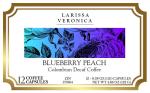 Blueberry Peach Colombian Decaf Coffee (Single Serve K-Cup Pods) (Gourmet, Naturally Flavored, Whole Coffee Beans) (12 pods, ZIN: 575964)