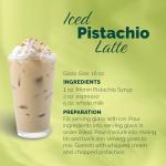 Monin - Pistachio Syrup | Rich & Buttery Sweetness, Premium Syrup for Coffee, Cold Brews & More | Clean Label with No Artificial Flavors, No Artificial Preservatives (BPA Free Bottle, 25.4 fl oz)