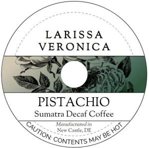 Pistachio Sumatra Decaf Coffee (Single Serve K-Cup Pods) (Gourmet, Naturally Flavored, Whole Coffee Beans) (12 pods, ZIN: 574174)